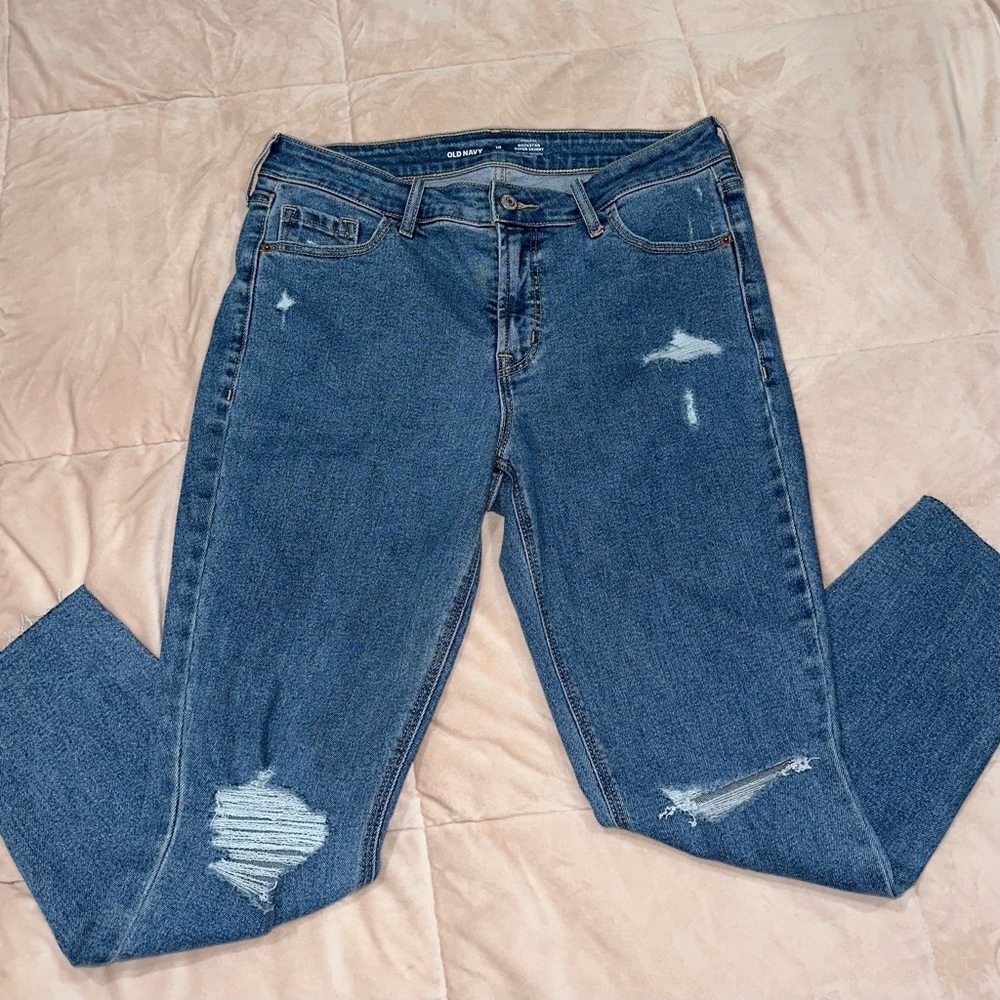 Old Navy High Rise Skinny Stretch Size 10 Petite/Short Jeans
